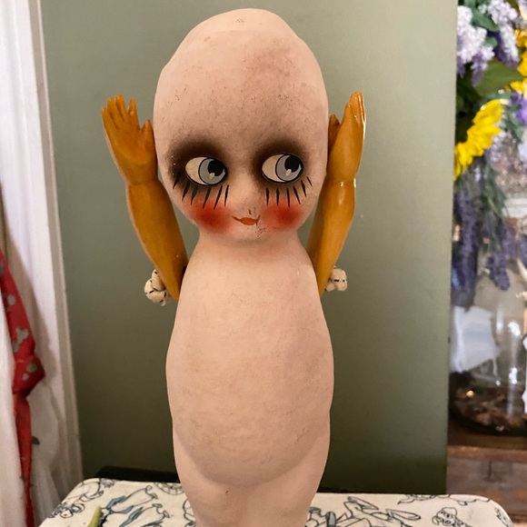 Rare vintage 1869 ungers Cell-u-pon doll creepy - Picture 6 of 9